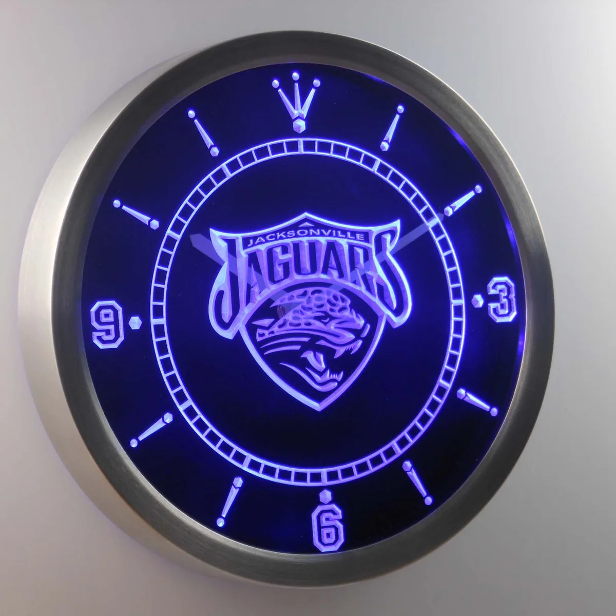 Jacksonville Jaguars LED Neon Wall Clock