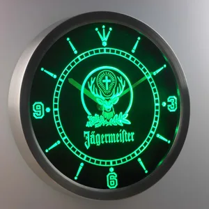 Jagermeister LED Neon Wall Clock