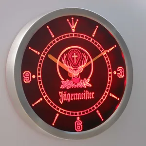 Jagermeister LED Neon Wall Clock