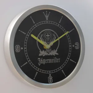 Jagermeister LED Neon Wall Clock