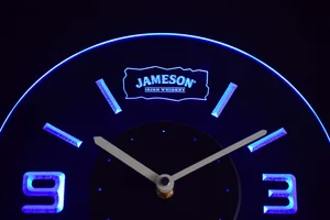 Jameson Modern LED Neon Wall Clock