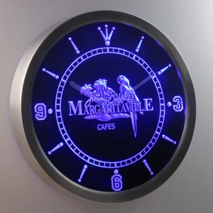 Jimmy Buffett's Margaritaville LED Neon Wall Clock