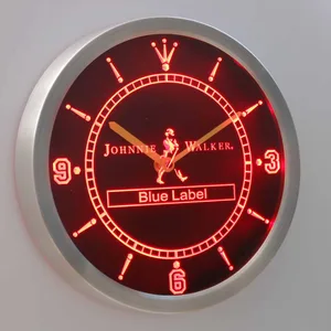 Johnnie Walker Blue Label LED Neon Wall Clock