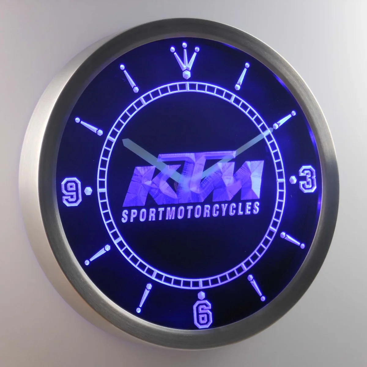 KTM LED Neon Wall Clock