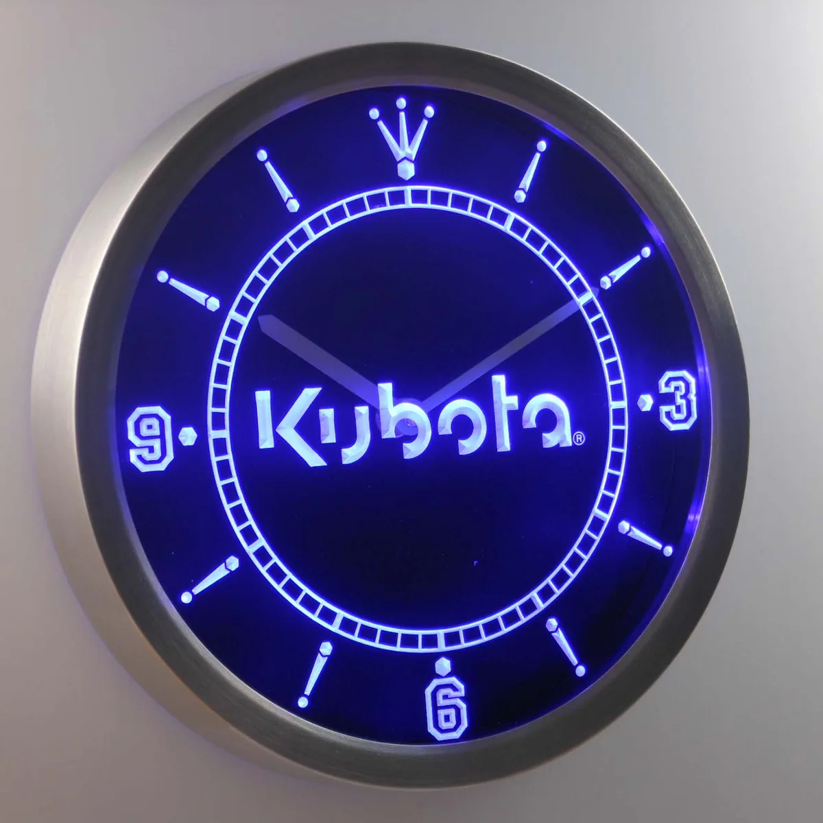 Kubota LED Neon Wall Clock