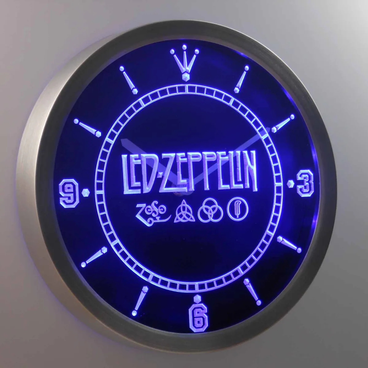Led Zeppelin LED Neon Wall Clock
