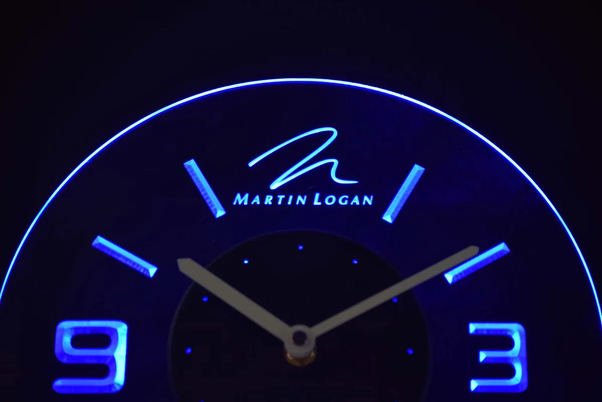 Martin Logan Modern LED Neon Wall Clock