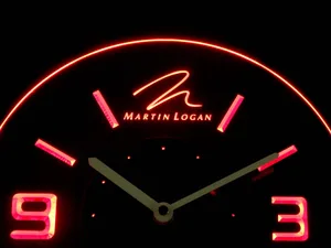 Martin Logan Modern LED Neon Wall Clock