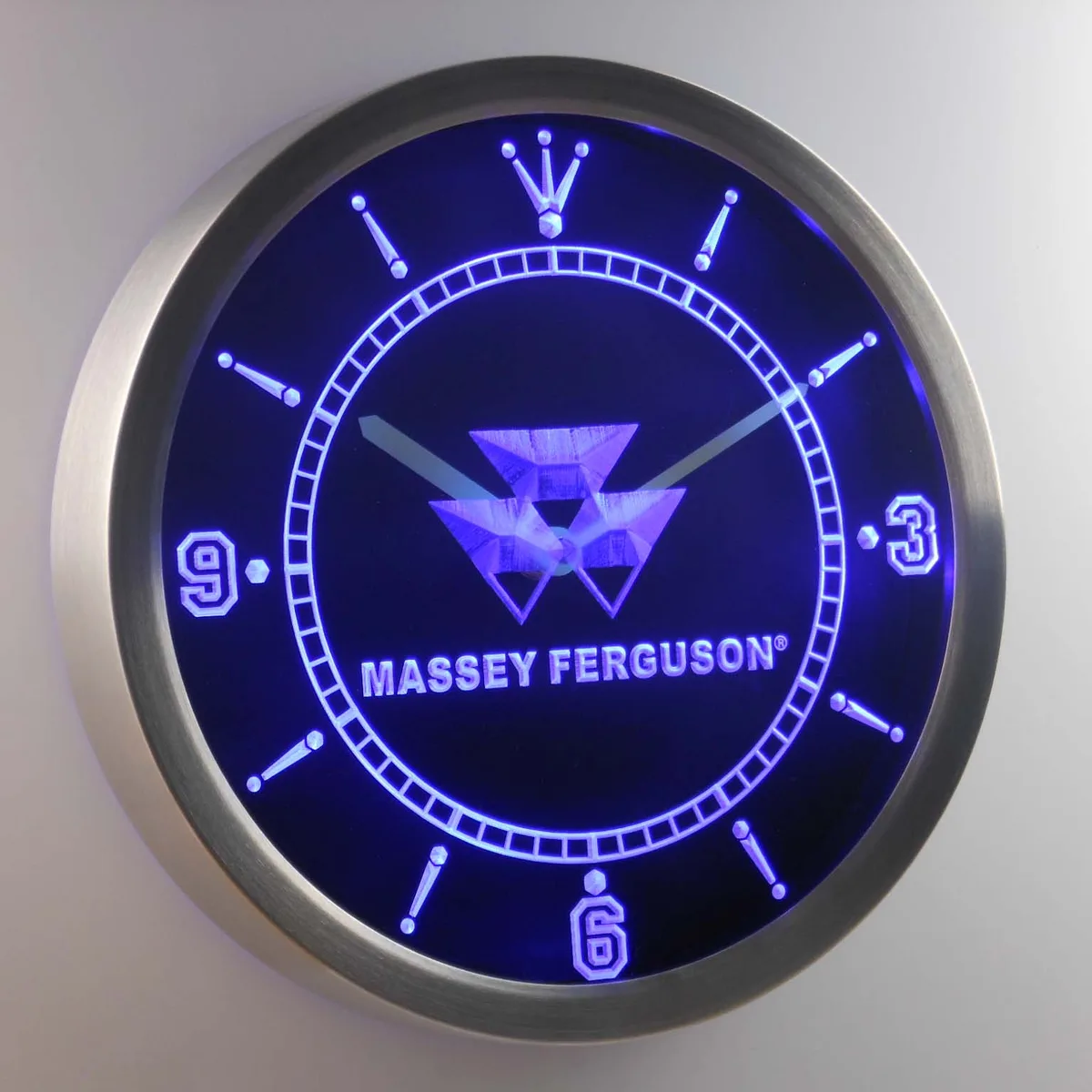 Massey Ferguson LED Neon Wall Clock
