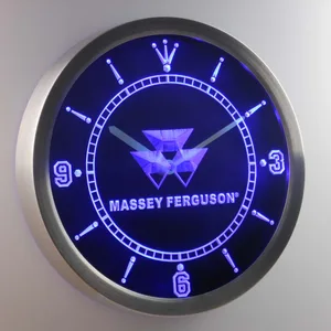 Massey Ferguson LED Neon Wall Clock