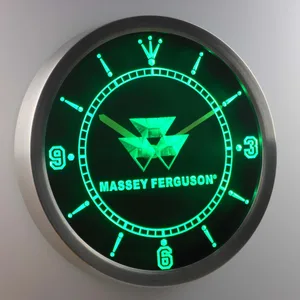Massey Ferguson LED Neon Wall Clock