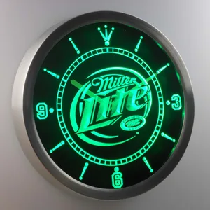 Miller Lite LED Neon Wall Clock