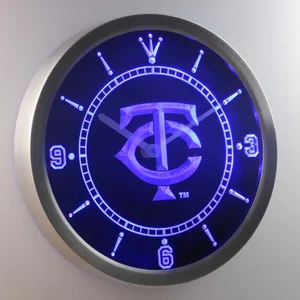 Minnesota Twins LED Neon Wall Clock