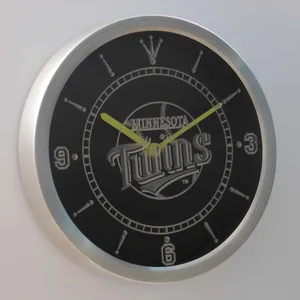 Minnesota Twins LED Neon Wall Clock