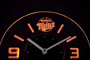 Minnesota Twins Modern LED Neon Wall Clock