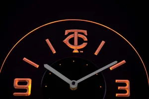 Minnesota Twins Modern LED Neon Wall Clock
