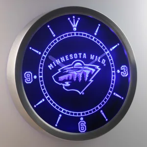 Minnesota Wild LED Neon Wall Clock