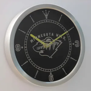 Minnesota Wild LED Neon Wall Clock