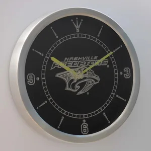 Nashville Predators LED Neon Wall Clock