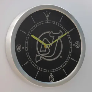 New Jersey Devils LED Neon Wall Clock