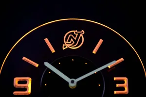 New Jersey Devils Modern LED Neon Wall Clock