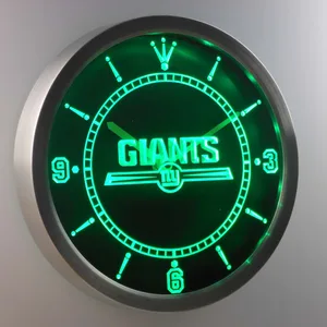 New York Giants LED Neon Wall Clock