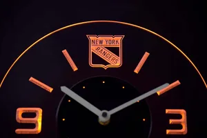 New York Rangers Modern LED Neon Wall Clock