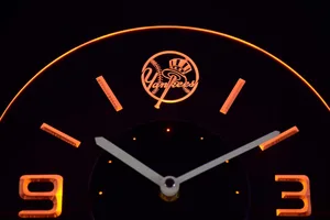 New York Yankees Modern LED Neon Wall Clock