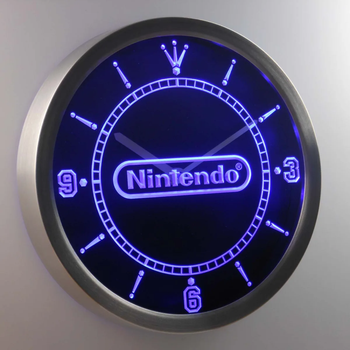 Nintendo LED Neon Wall Clock