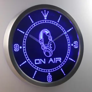 On Air LED Neon Wall Clock