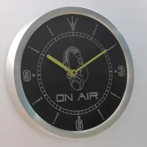 On Air LED Neon Wall Clock