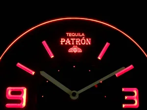 Patron Modern LED Neon Wall Clock
