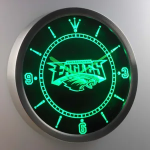 Philadelphia Eagles LED Neon Wall Clock