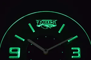 Philadelphia Eagles Modern LED Neon Wall Clock
