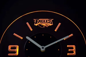 Philadelphia Eagles Modern LED Neon Wall Clock