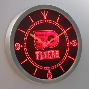 Philadelphia Flyers LED Neon Wall Clock