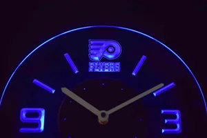 Philadelphia Flyers Modern LED Neon Wall Clock