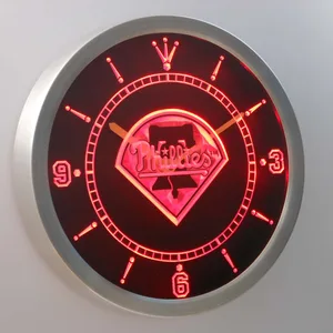 Philadelphia Phillies LED Neon Wall Clock