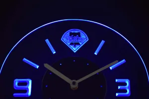 Philadelphia Phillies Modern LED Neon Wall Clock