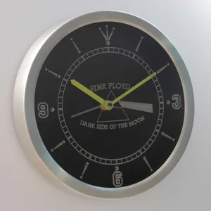 Pink Floyd Dark Side of the Moon LED Neon Wall Clock