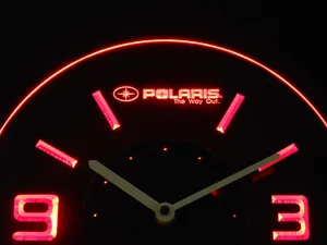 Polaris Modern LED Neon Wall Clock