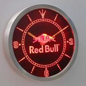 Red Bull LED Neon Wall Clock