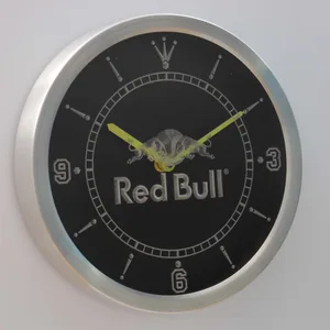 Red Bull LED Neon Wall Clock