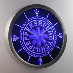 Red Hot Chili Peppers LED Neon Wall Clock