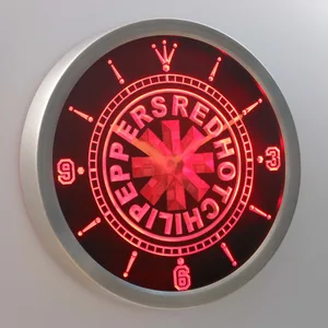 Red Hot Chili Peppers LED Neon Wall Clock
