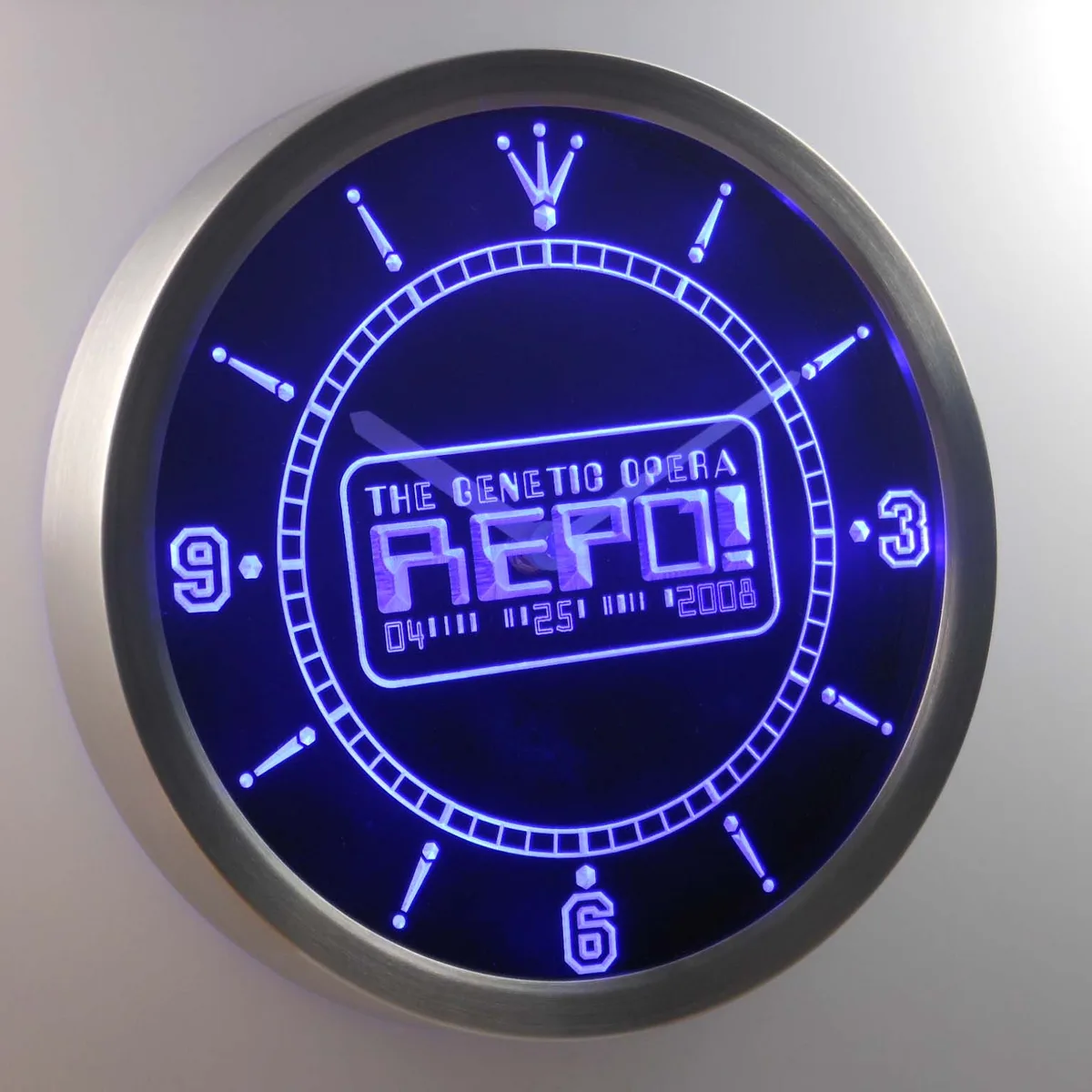 Repo The Genetic Opera LED Neon Wall Clock