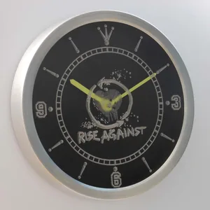 Rise Against LED Neon Wall Clock