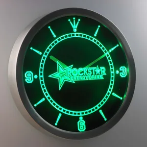 Rockstar LED Neon Wall Clock