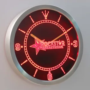 Rockstar LED Neon Wall Clock