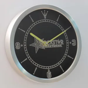 Rockstar LED Neon Wall Clock